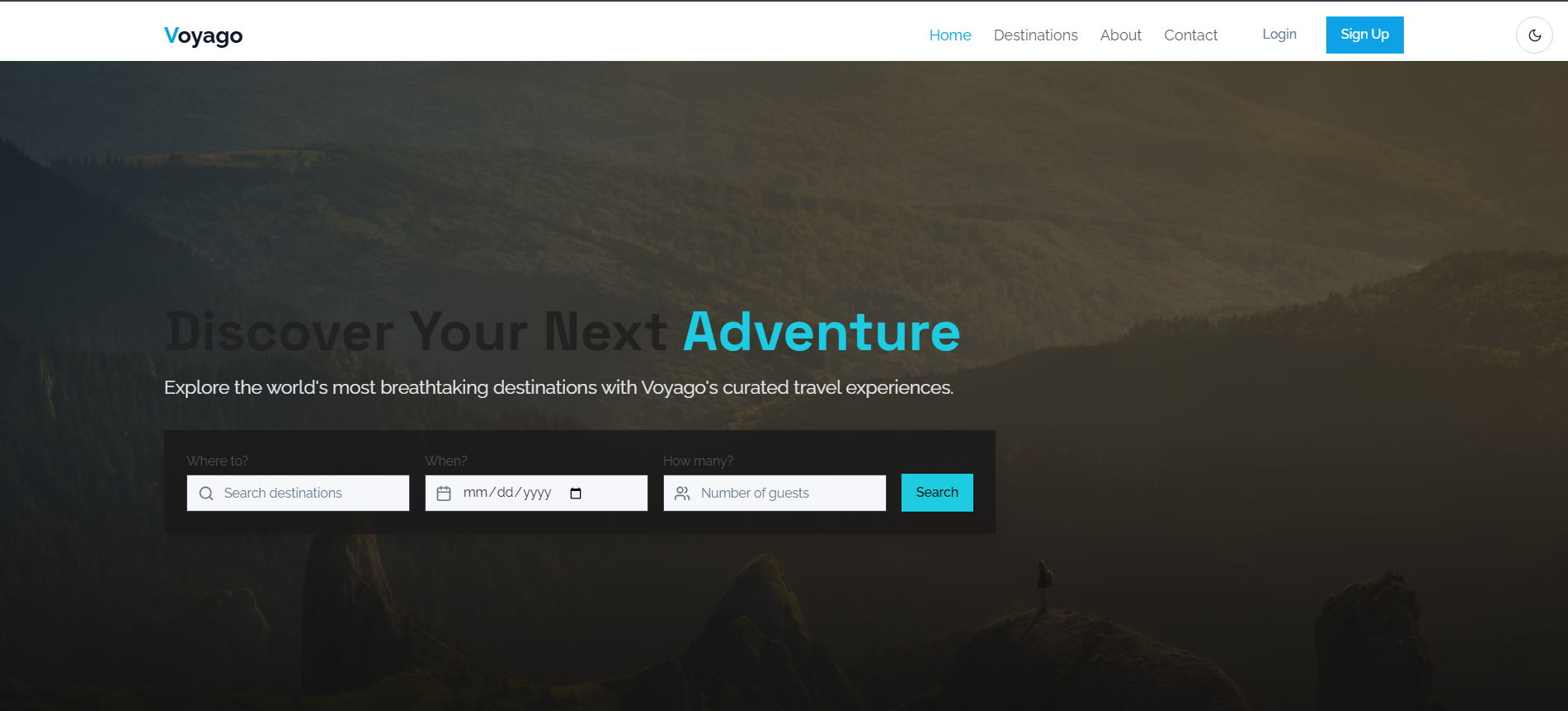 Voyago – Travel Booking Web App